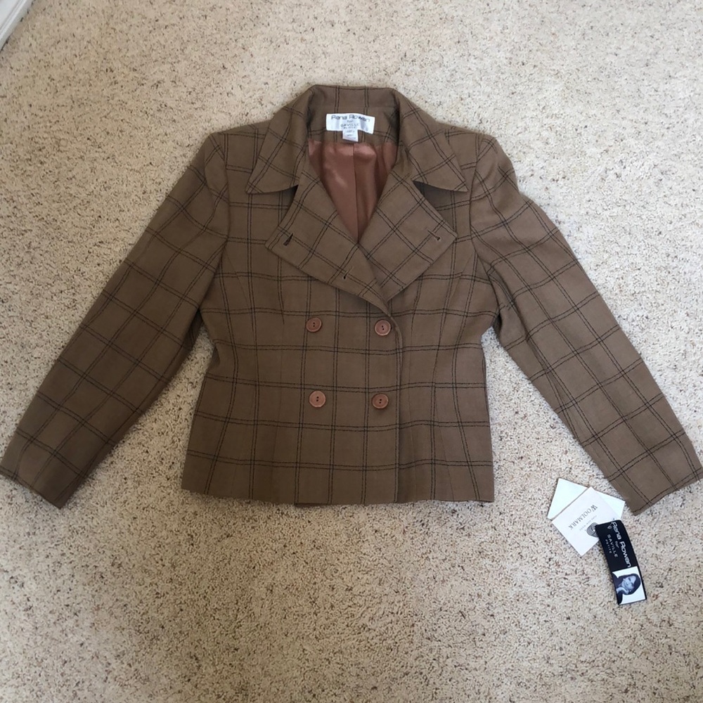 Rena Rowan double breasted suit jacket
